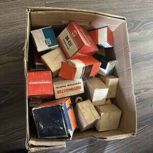 LOT OF VINTAGE  NOS CAR TRUCK PARTS Lot 38 Items. Bearings Seals Distributor Etc